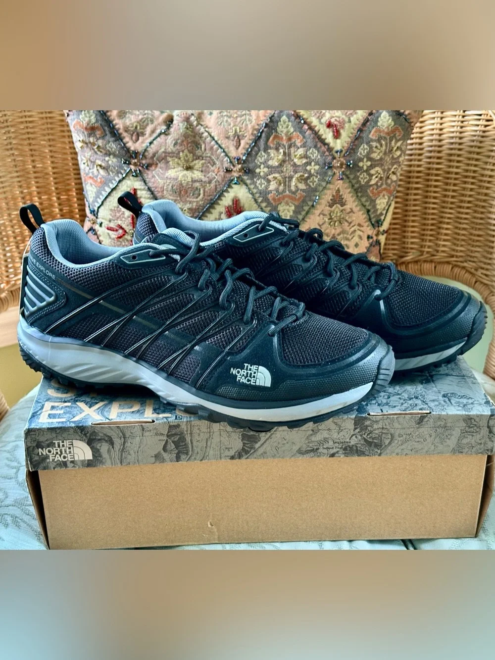 Mens Brand New The North Face Litewave Explore Hiking Shoes
